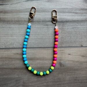 Colorful Beaded Phone Wristlet Strap